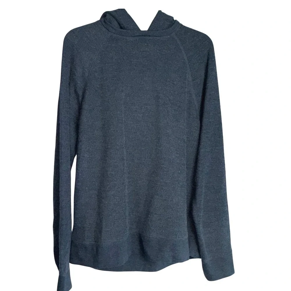 Banana Republic Hoodie Men Medium Dark Gray Lightweight Athleisure Outdoor